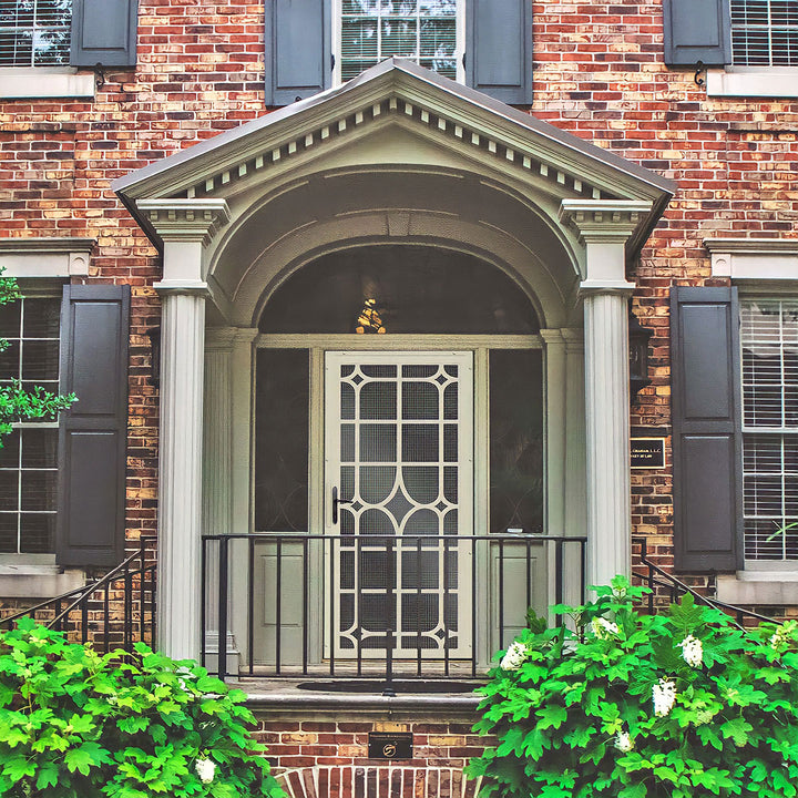 Lexington Laser Cut Security Storm Door