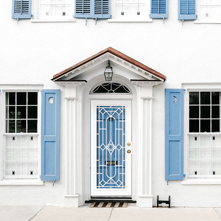 Sheraton Laser Cut Security Storm Door